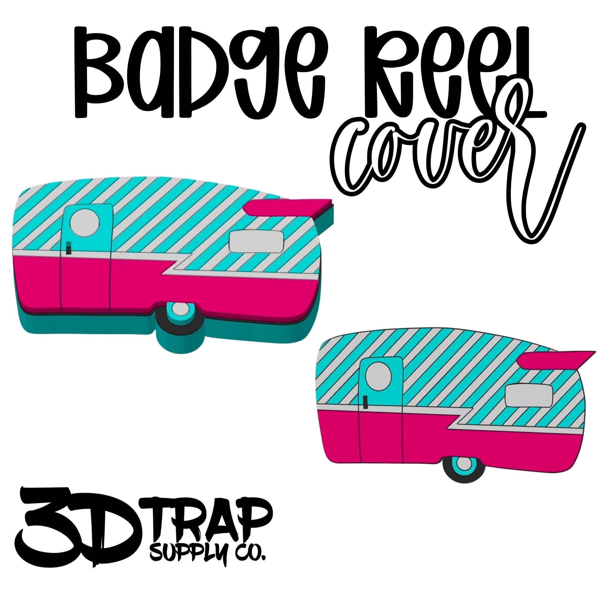 Camper Badge Reel Cover Wholesale