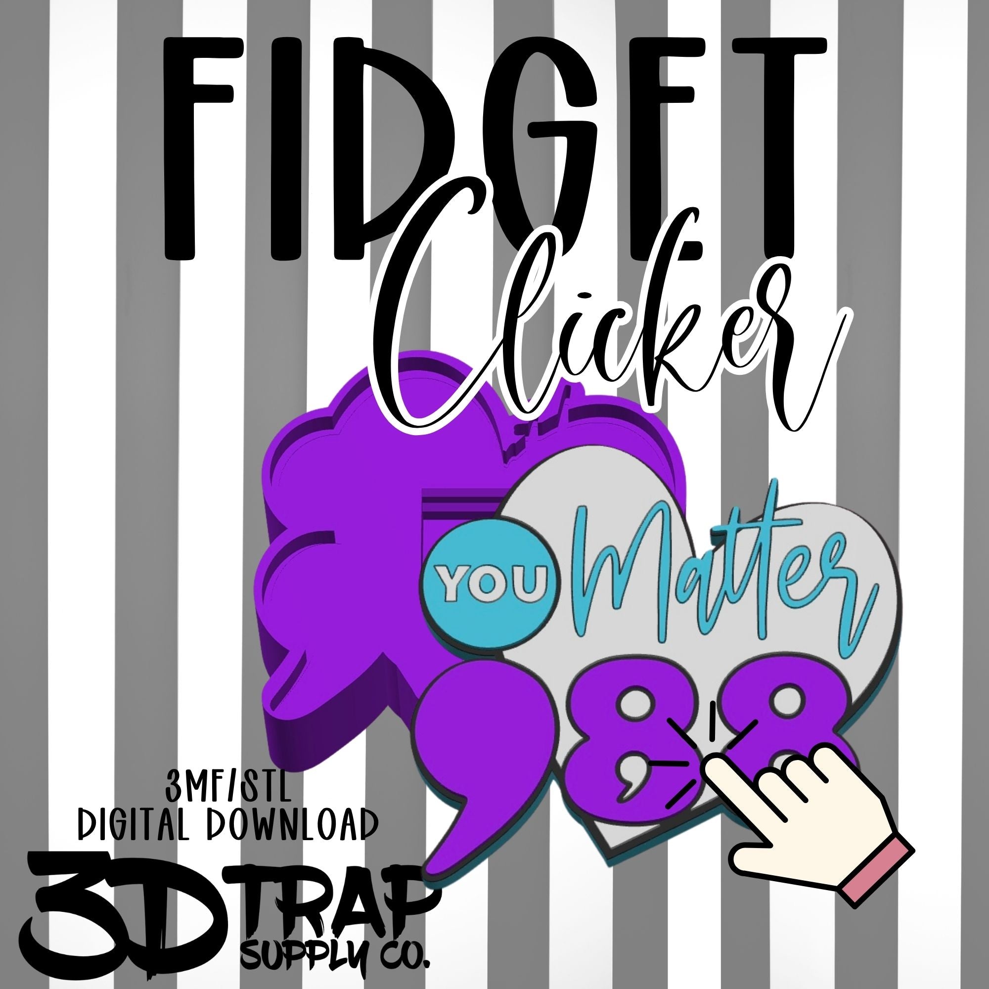 You Matter Fidget Clicker STL/3MF