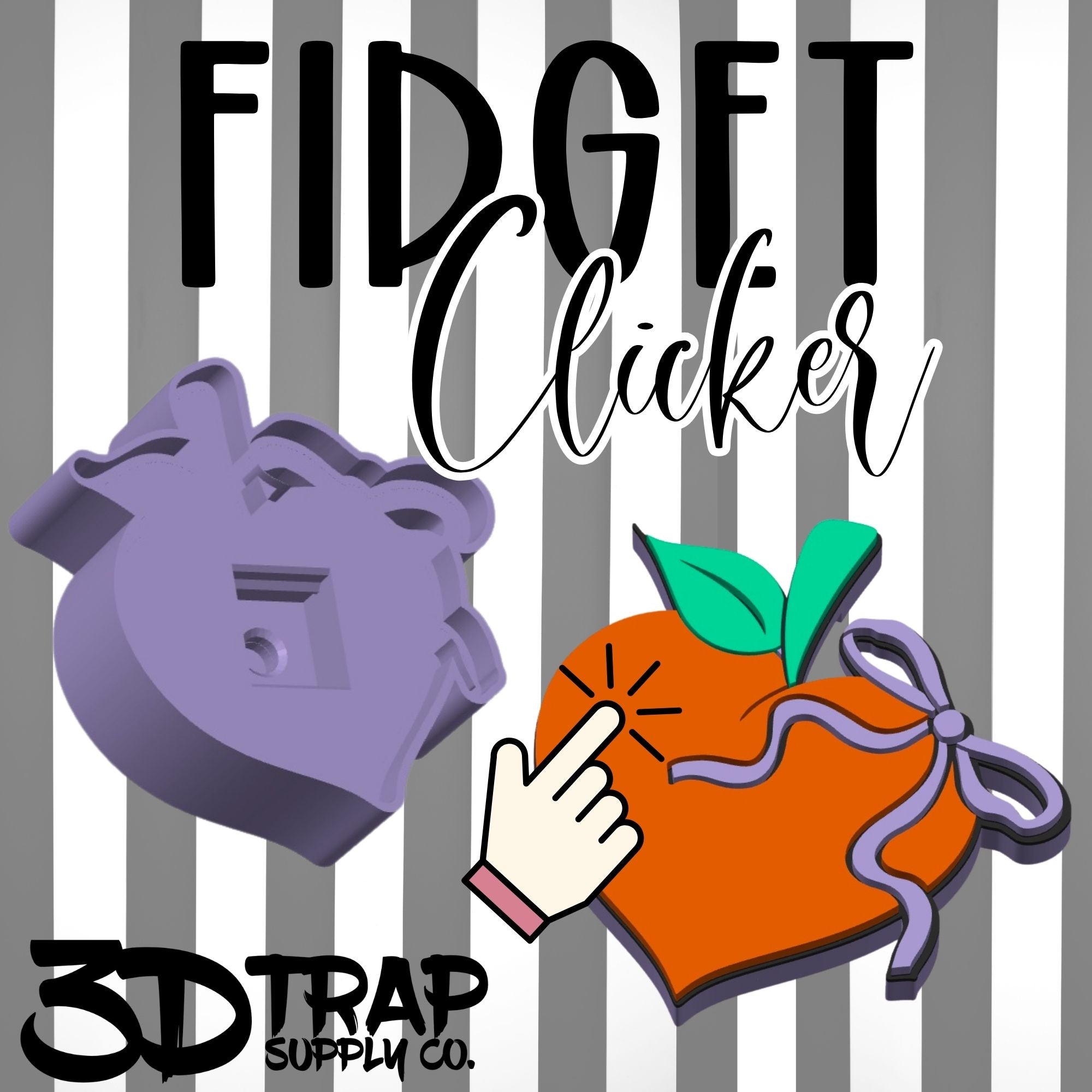 Peach  Fidget Clicker  Wholesale