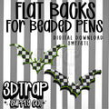 Checker Bat  Flat Back Stl/3mf file