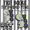 Cute Ghost Flat Back Stl/3mf file