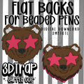 Bear Flat Back Stl/3mf file