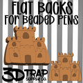 Sand Castle Pen Flat Back Wholesale