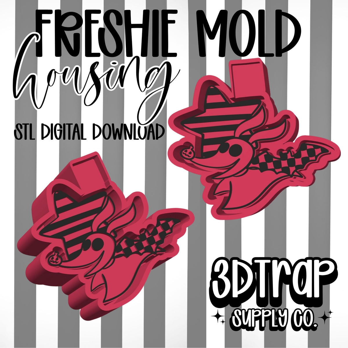 Ghost Dog Freshie Mold Housing – STL File