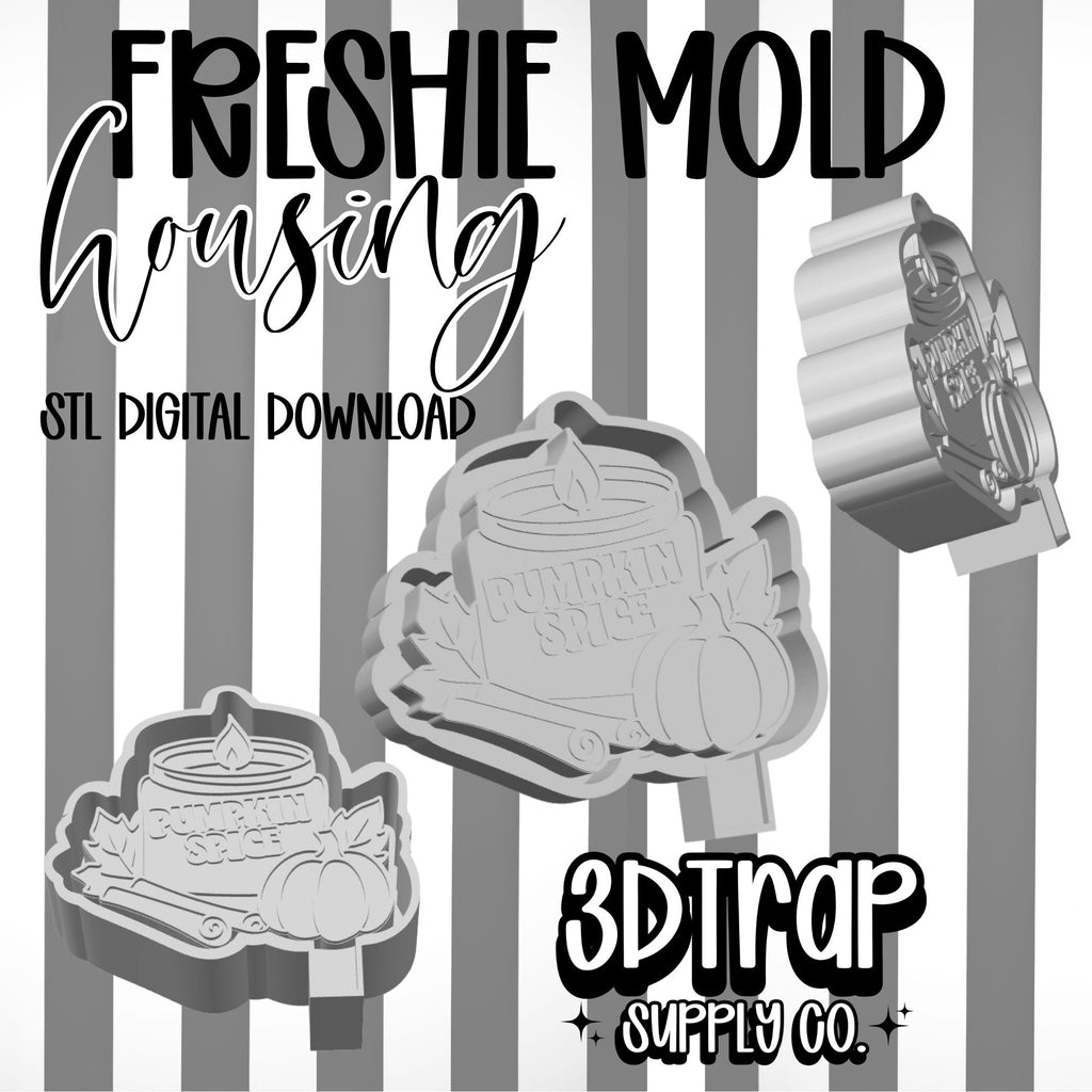 Pumpkin Spice Freshie Mold Housing – STL File
