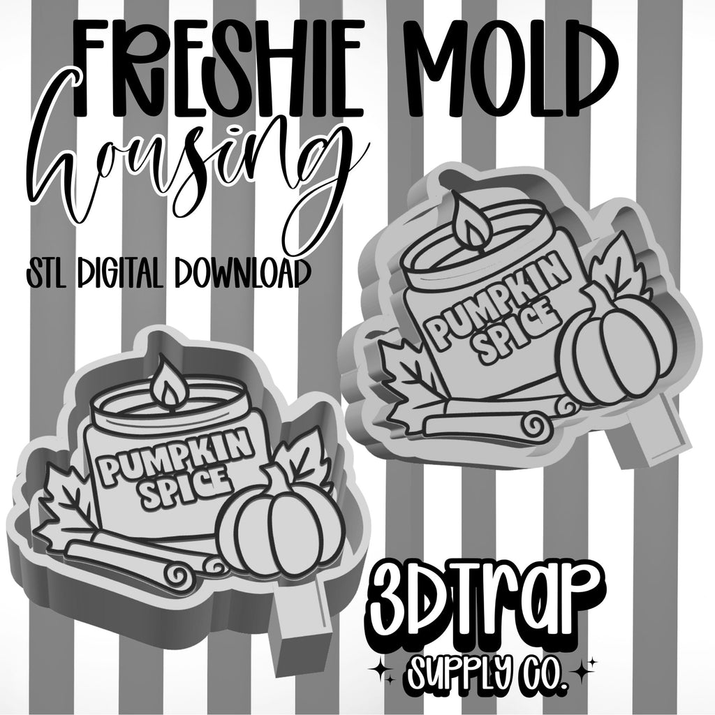 Pumpkin Spice Freshie Mold Housing – STL File