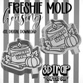 Pumpkin Spice Freshie Mold Housing – STL File