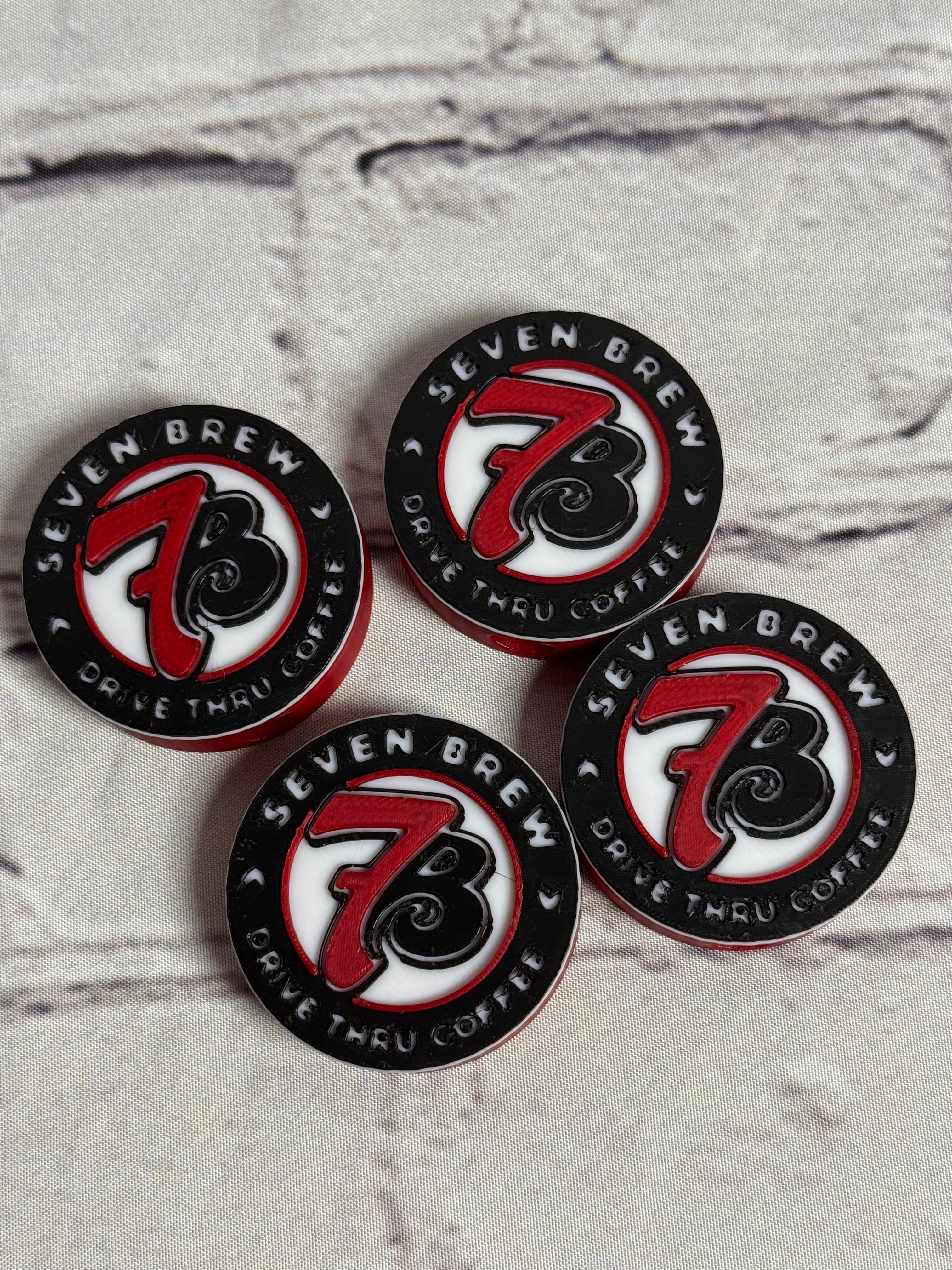 Seven Brew  Straw Topper