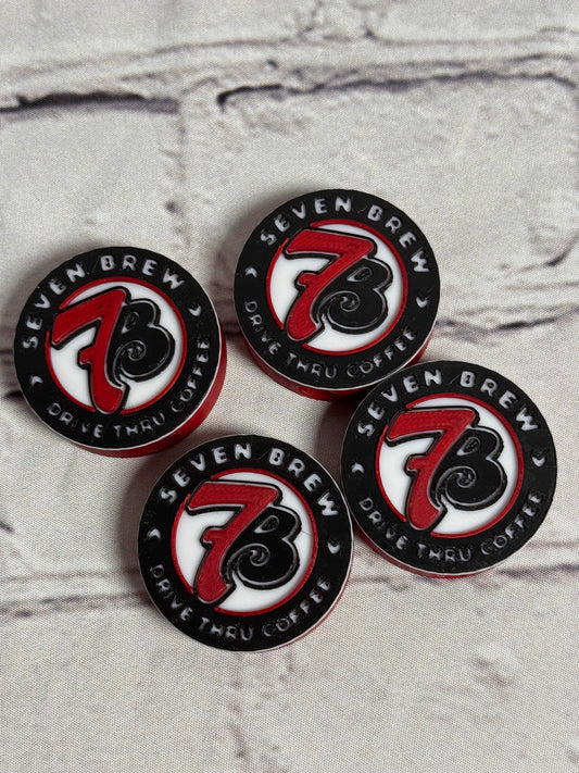 Seven Brew  Straw Topper