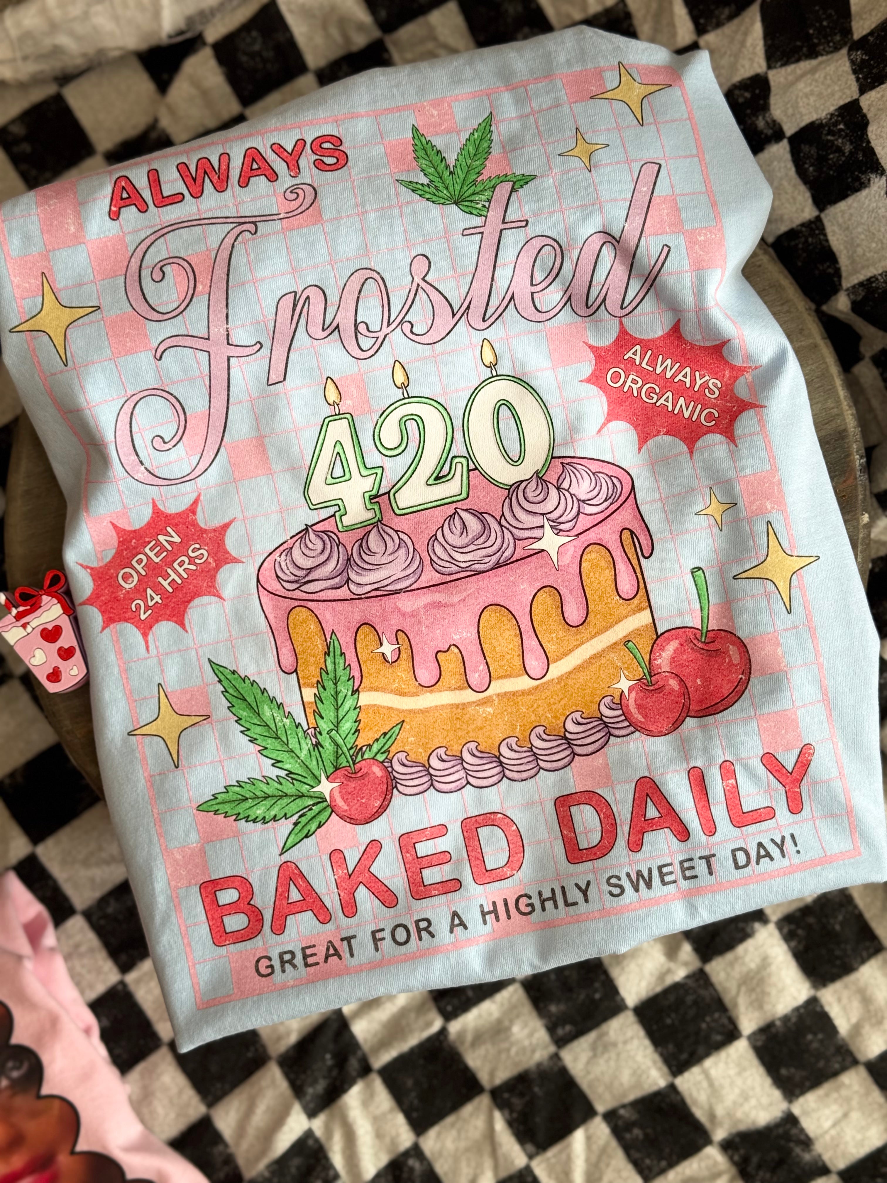 Frosted Graphic T Shirt Unisex | Soft Style Tee | Trendy Casual Everyday Shirt