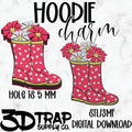 Rain boot Hoodie Charm STL/3MF