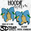 Lemon Bow  Hoodie Charm STL/3MF