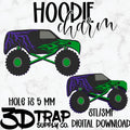 Monster Truck Hoodie Charm STL/3MF