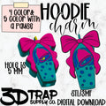 Trendy Blue Drink Hoodie Charm STL/3MF