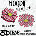 Checker Daisy Hoodie Charm STL/3MF