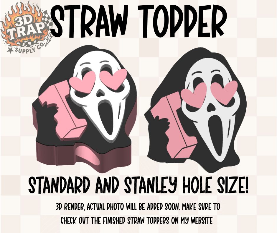GF Pink Straw Topper