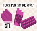 Focal pen beaded pen Display shelf STL 3MF FILE