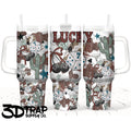 Lucky 40 OZ tumbler design