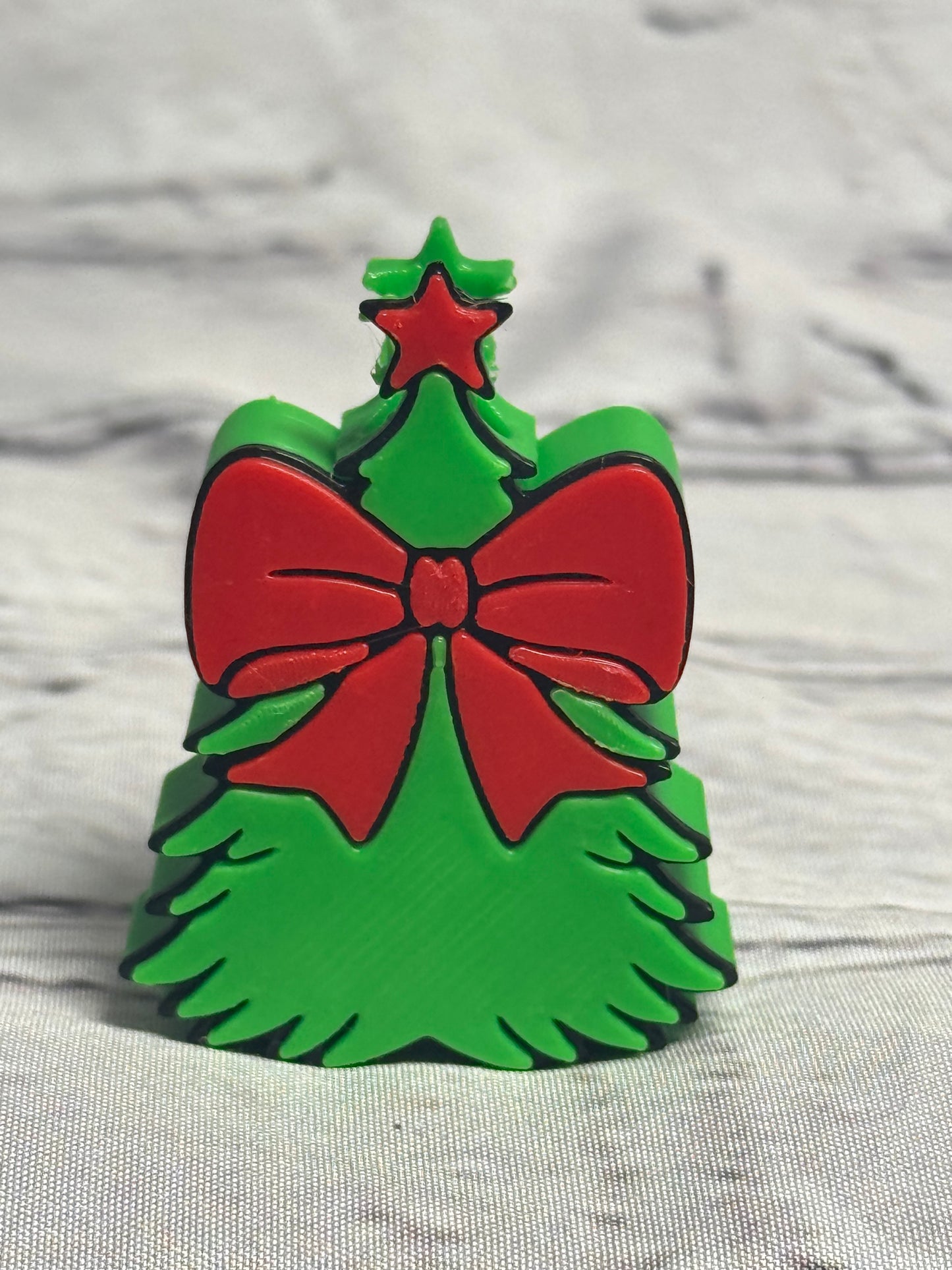 Christmas tree red bow