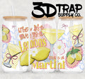 Lemon Martini 16 oz Design