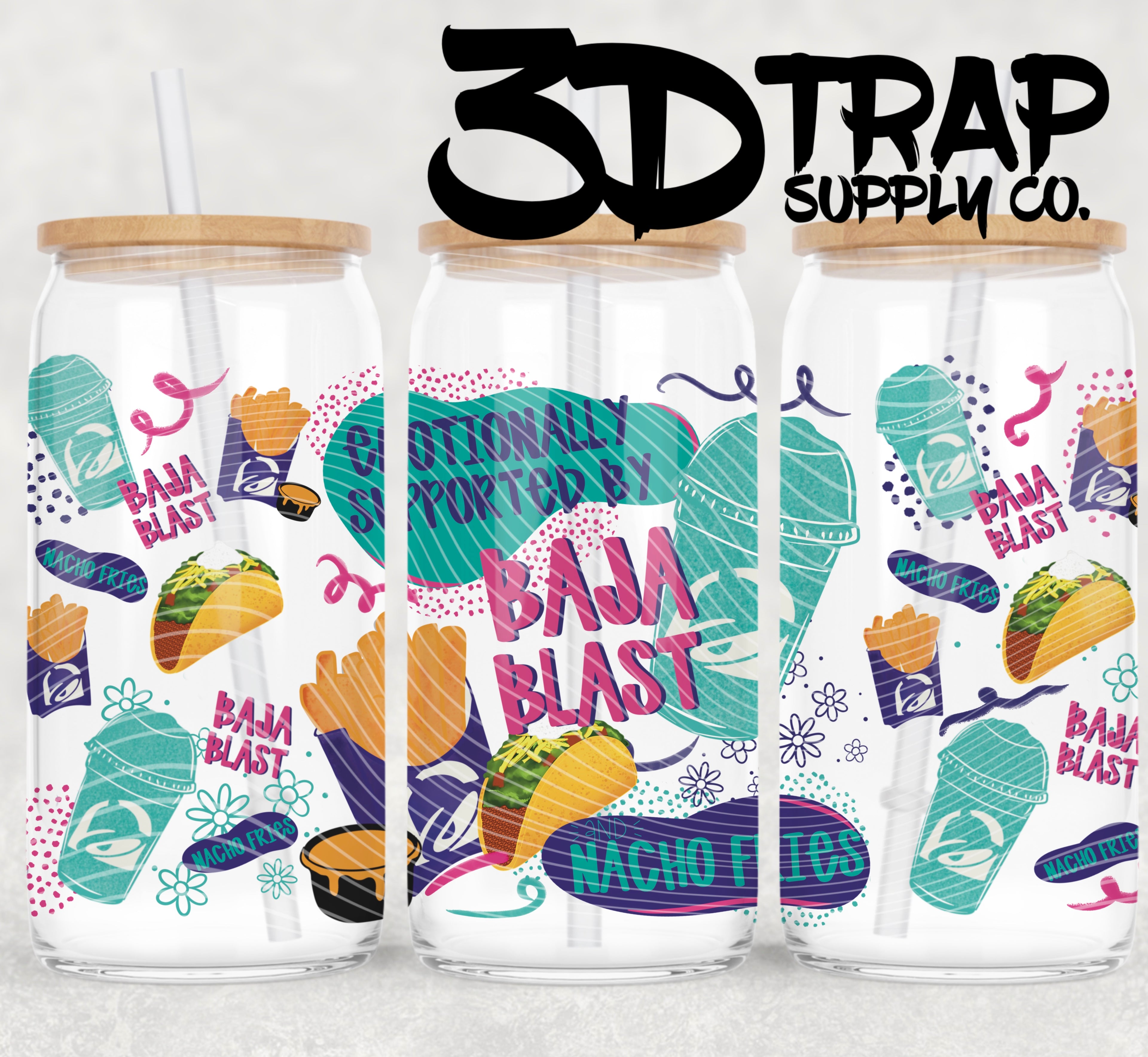 Emotionally supported  16 oz Design