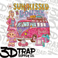 Sun-kissed Digital T-Shirt Design PNG |  Instant Download