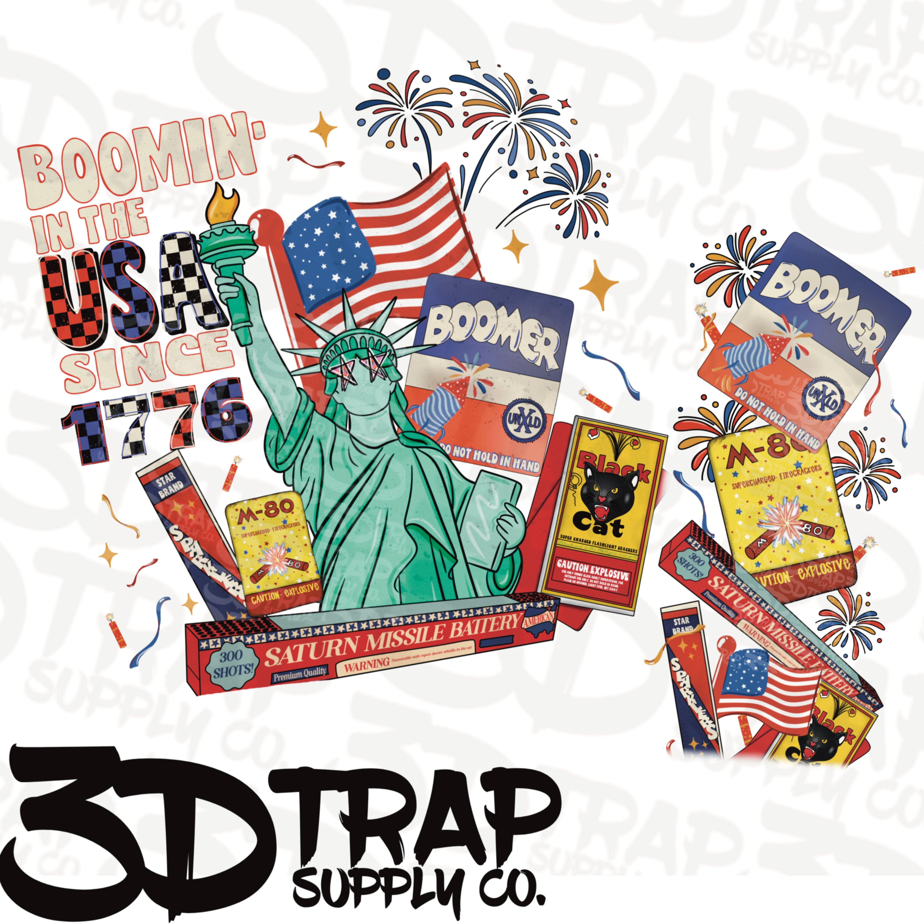 Boomin  Digital T-Shirt Design PNG |  Instant Download