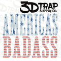 America’s badass    Digital T-Shirt Design PNG |  Instant Download