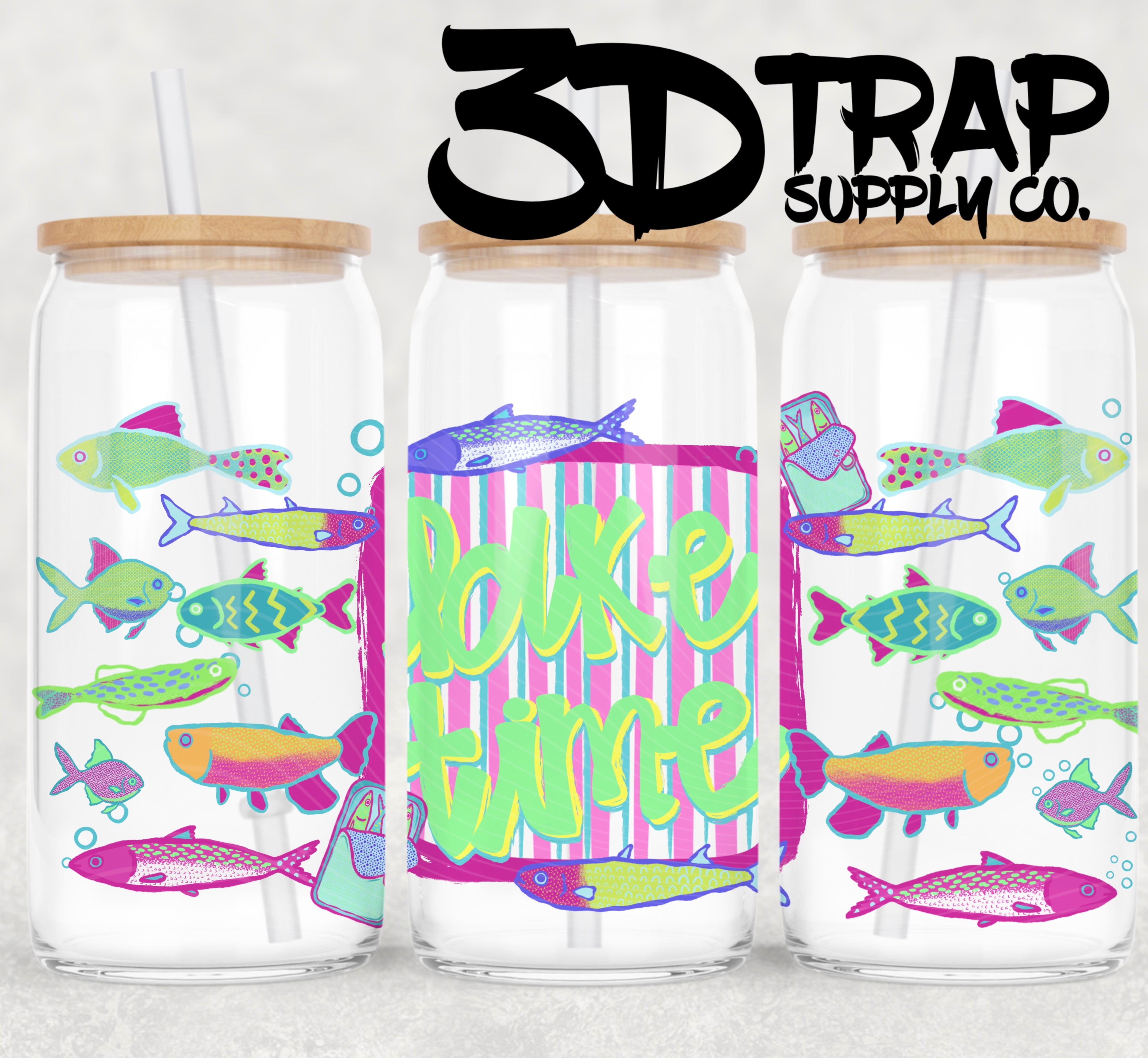 Lake Time  16 oz Design