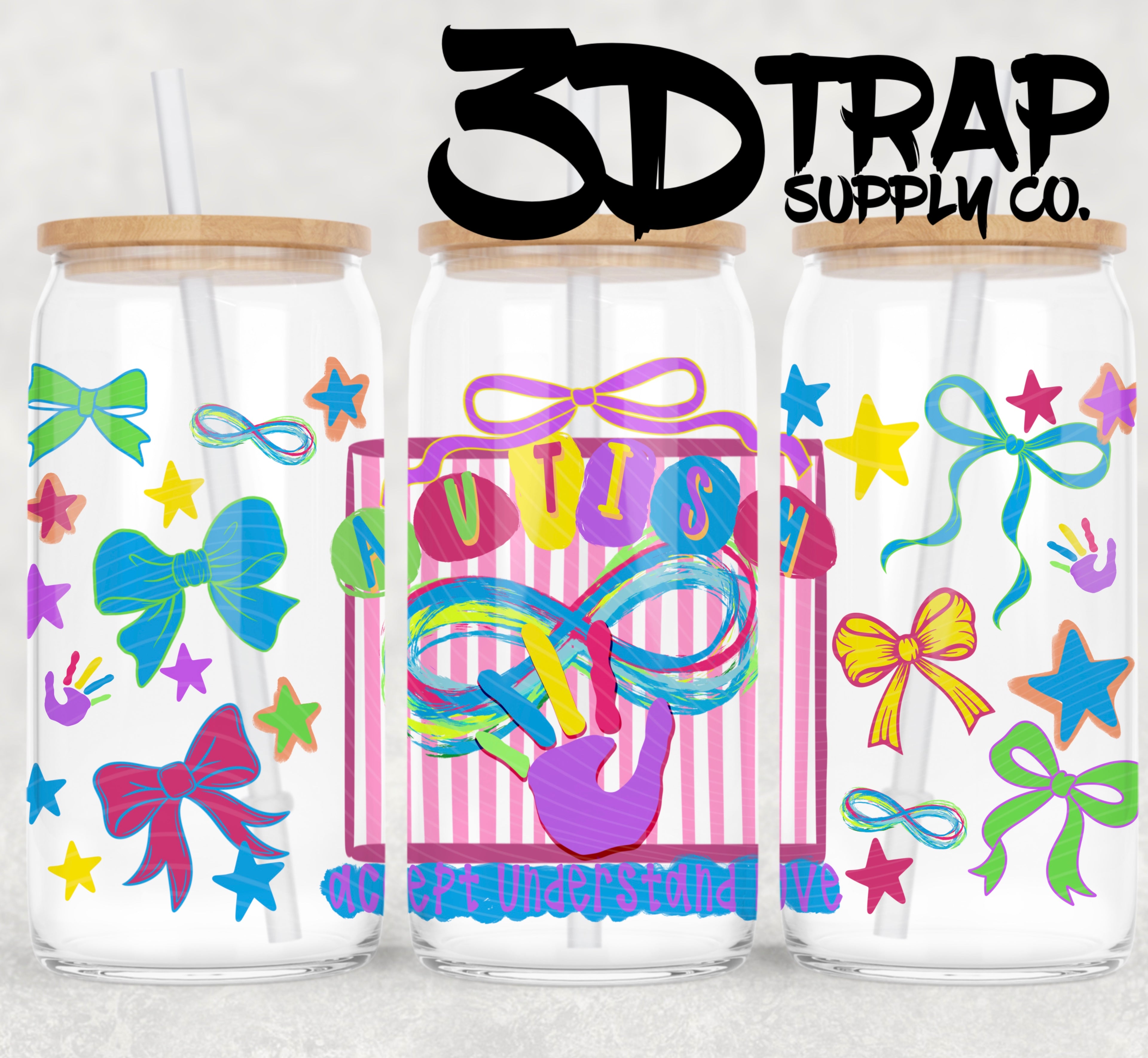 Autism 16 oz Design