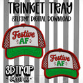 Festive AF Trinket Tray STL/3MF