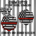 Firefighter Straw topper STL/3MF