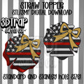 Firefighter Bow Straw topper STL/3MF