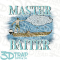 Master Baiter Digital T-Shirt Design PNG |  Instant Download