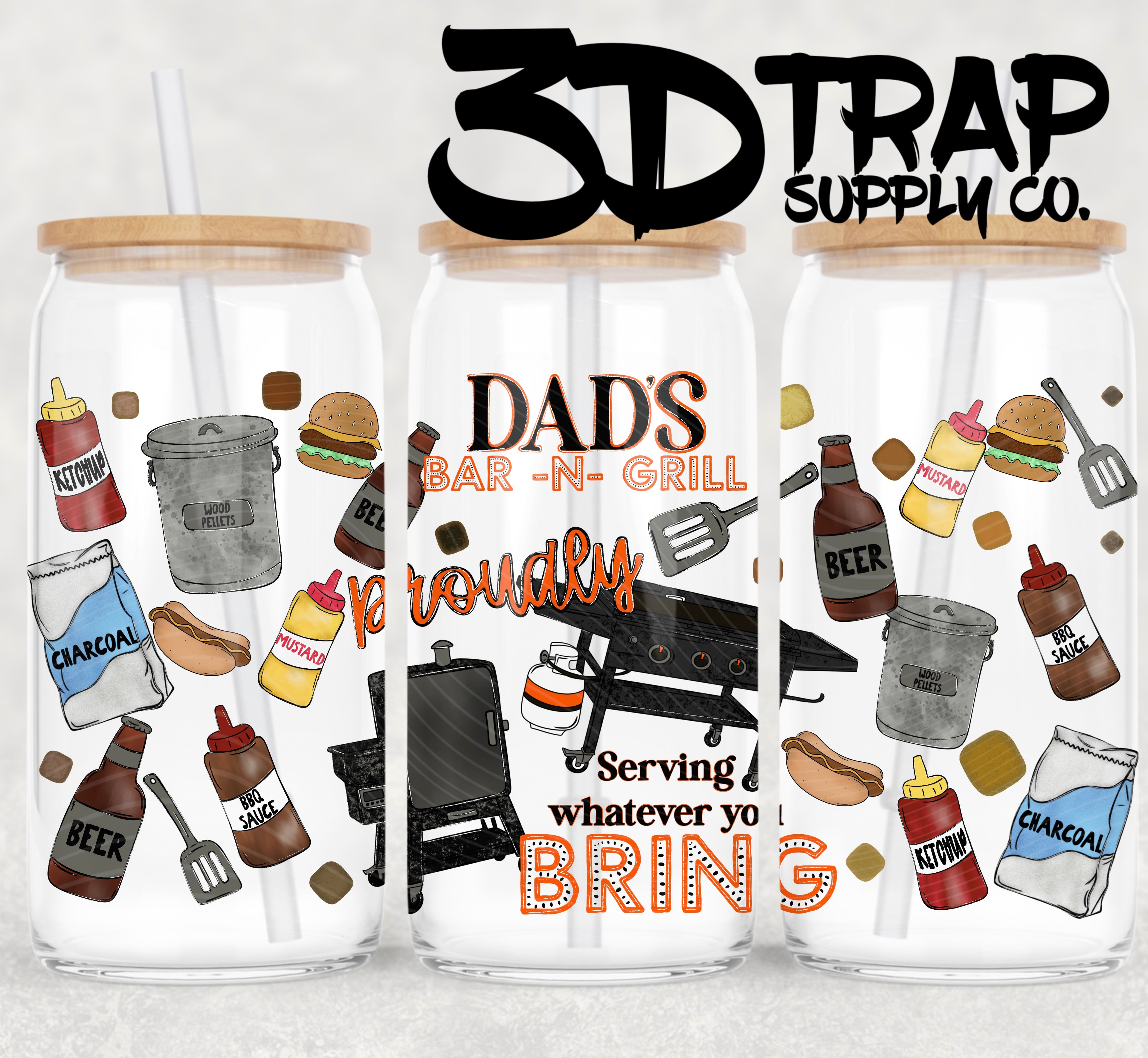 Dad’s bar -n- grill 16 oz Design