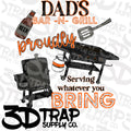 Dads bar n grill Digital T-Shirt Design PNG |  Instant Download