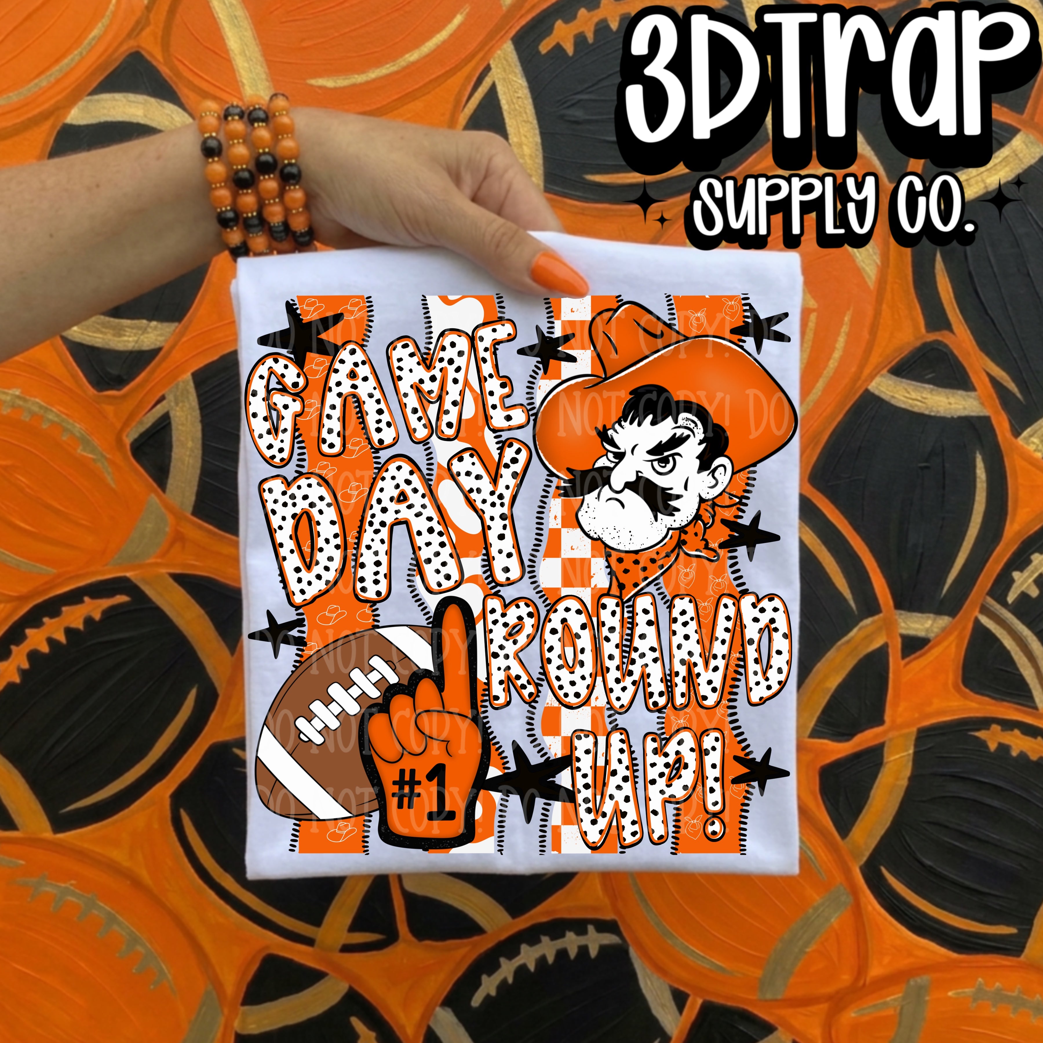 Cowboy Digital T-Shirt Design PNG |  Instant Download