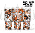 Cowboy 40 OZ tumbler design