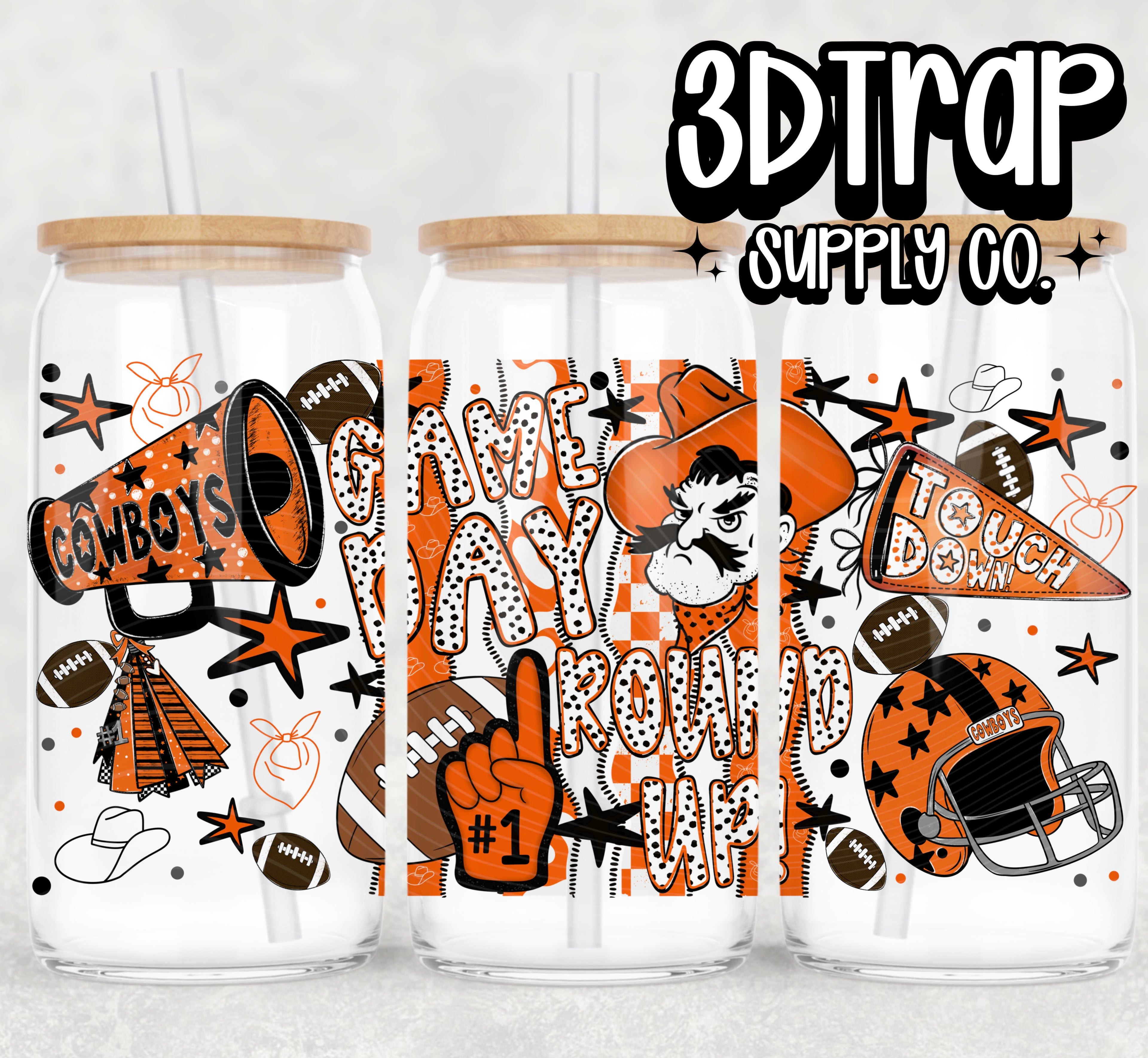 Cowboy  16 oz Design