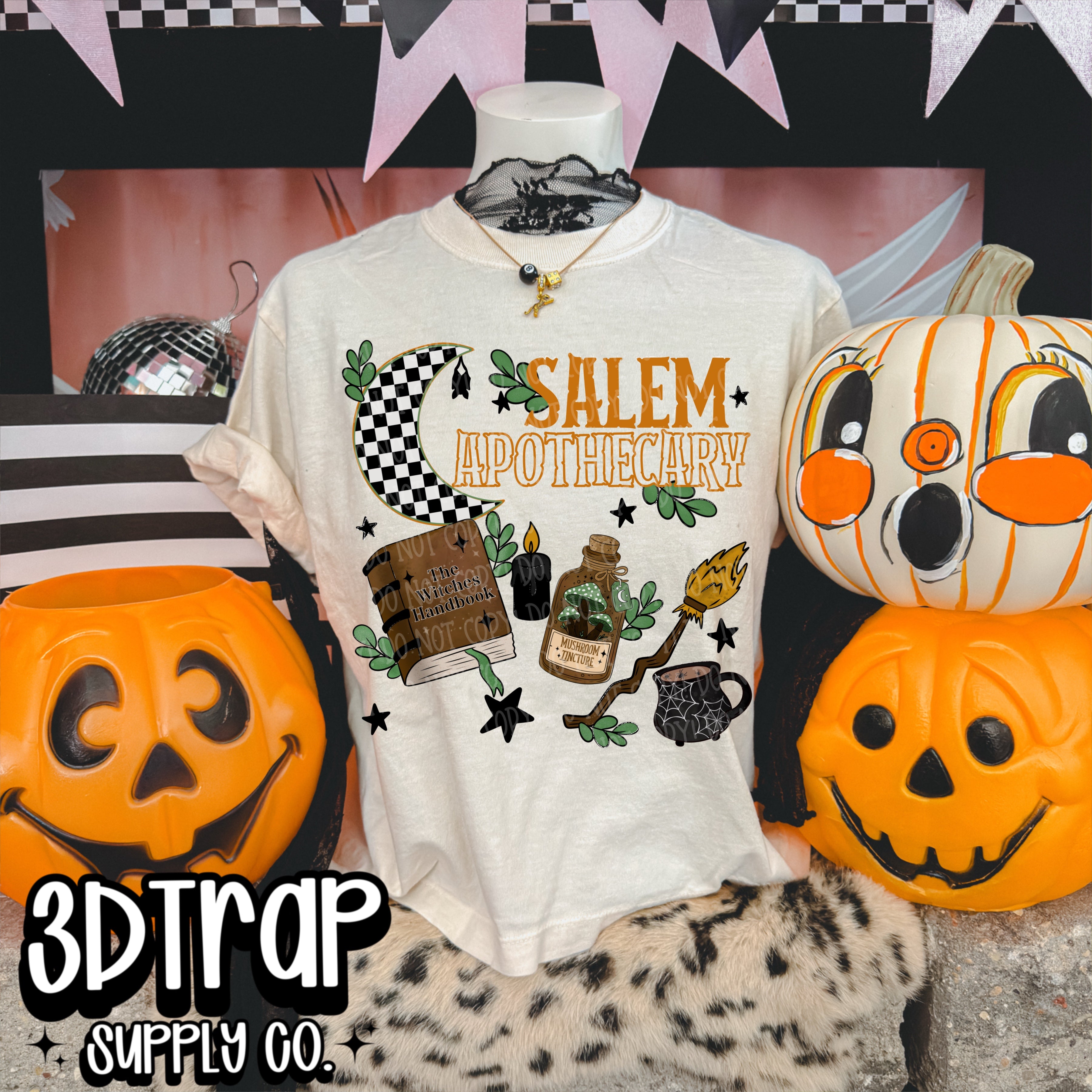 Salem apothecary Digital T-Shirt Design PNG |  Instant Download