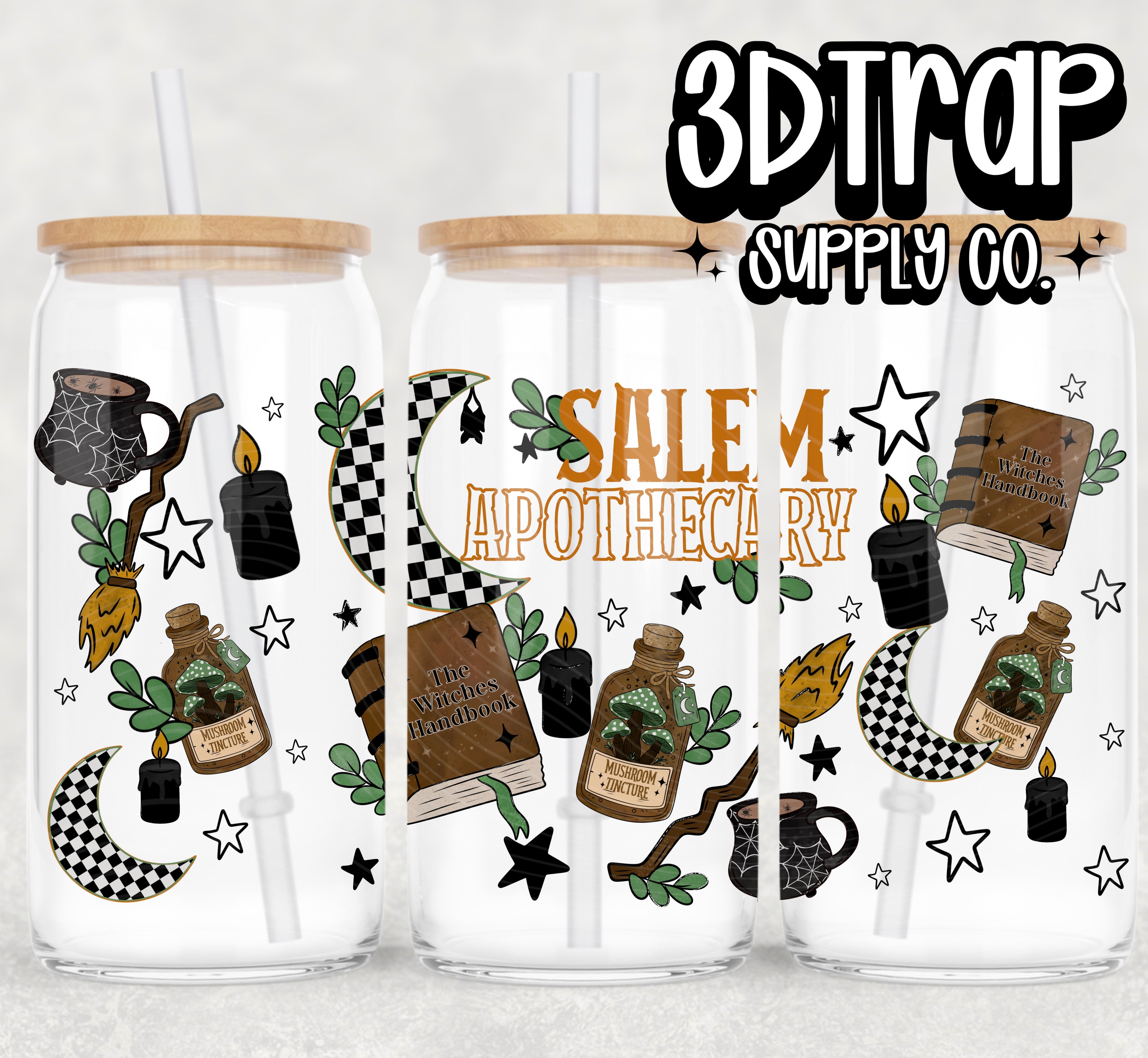 Salem apothecary 16 oz Design