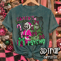Santa’s favorite psycho  Digital T-Shirt Design PNG |  Instant Download