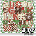 Christmas Cookie Alpha set PNG |  Instant Download