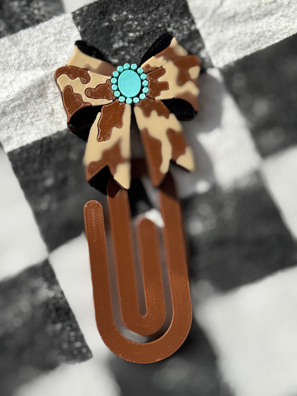 Western Bow  Jumbo Paperclip Bookmark – 3D Printed (Copy)