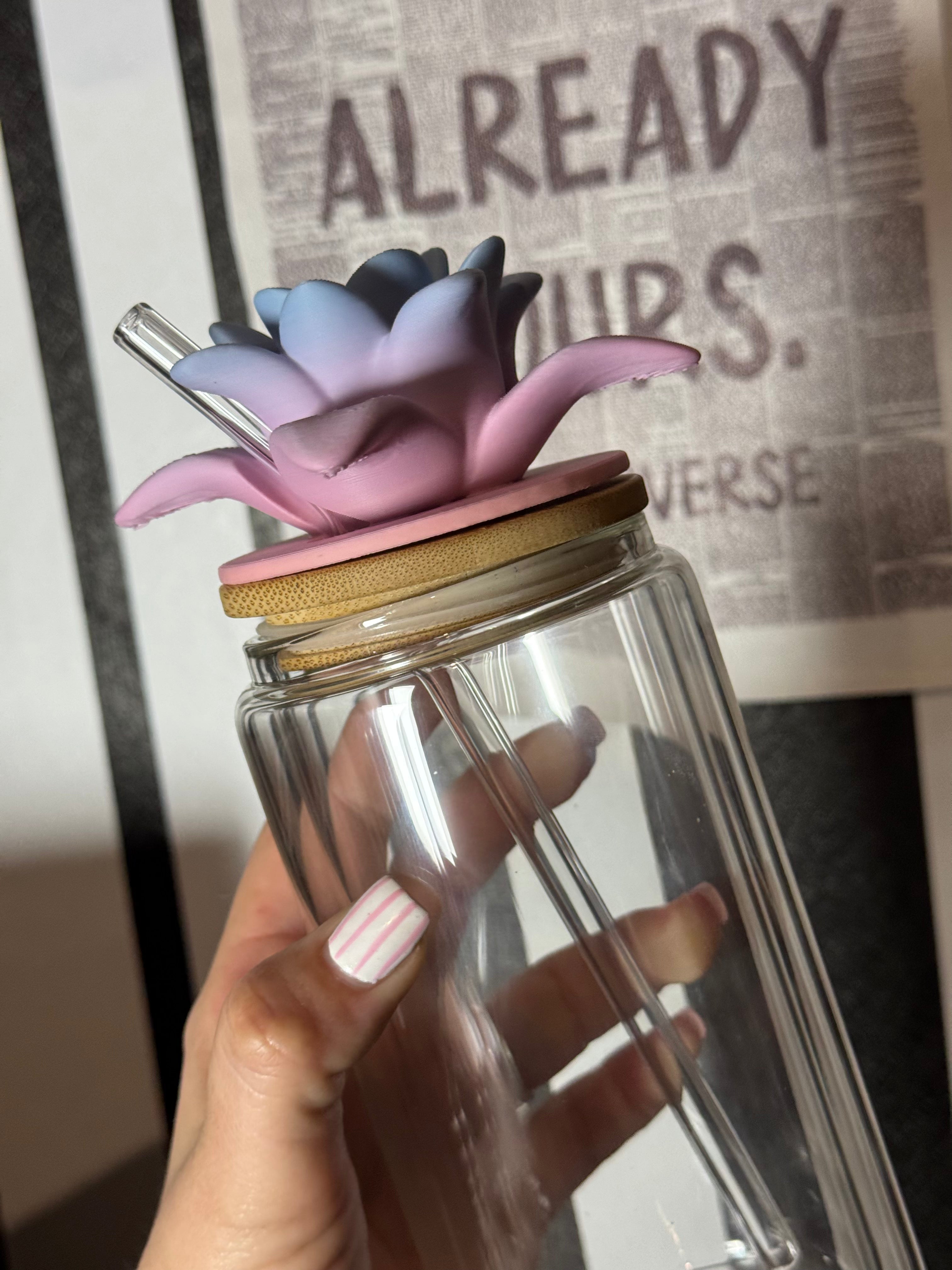 Rainbow Lotus Lid Topper