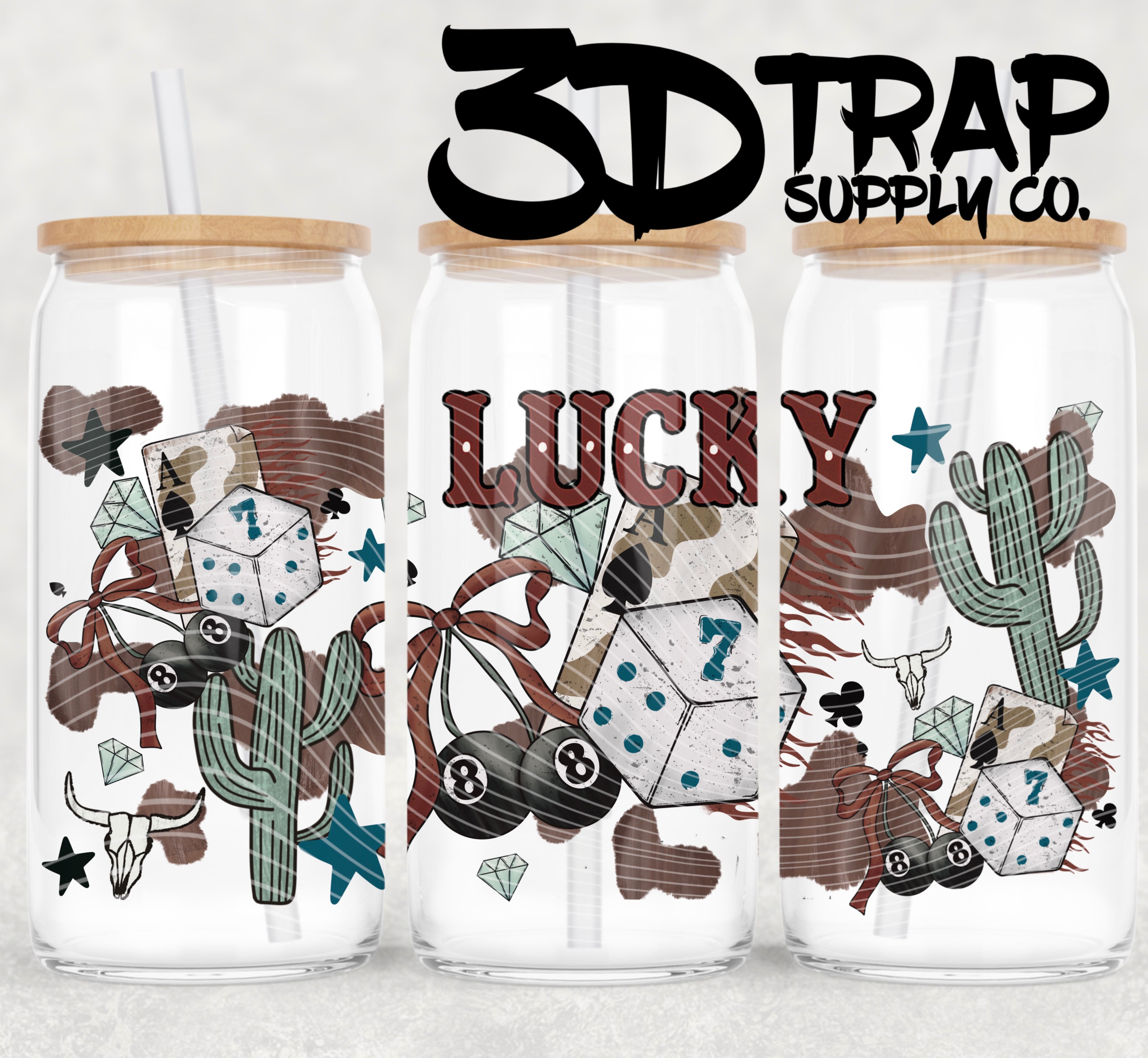 Lucky 16 oz Design
