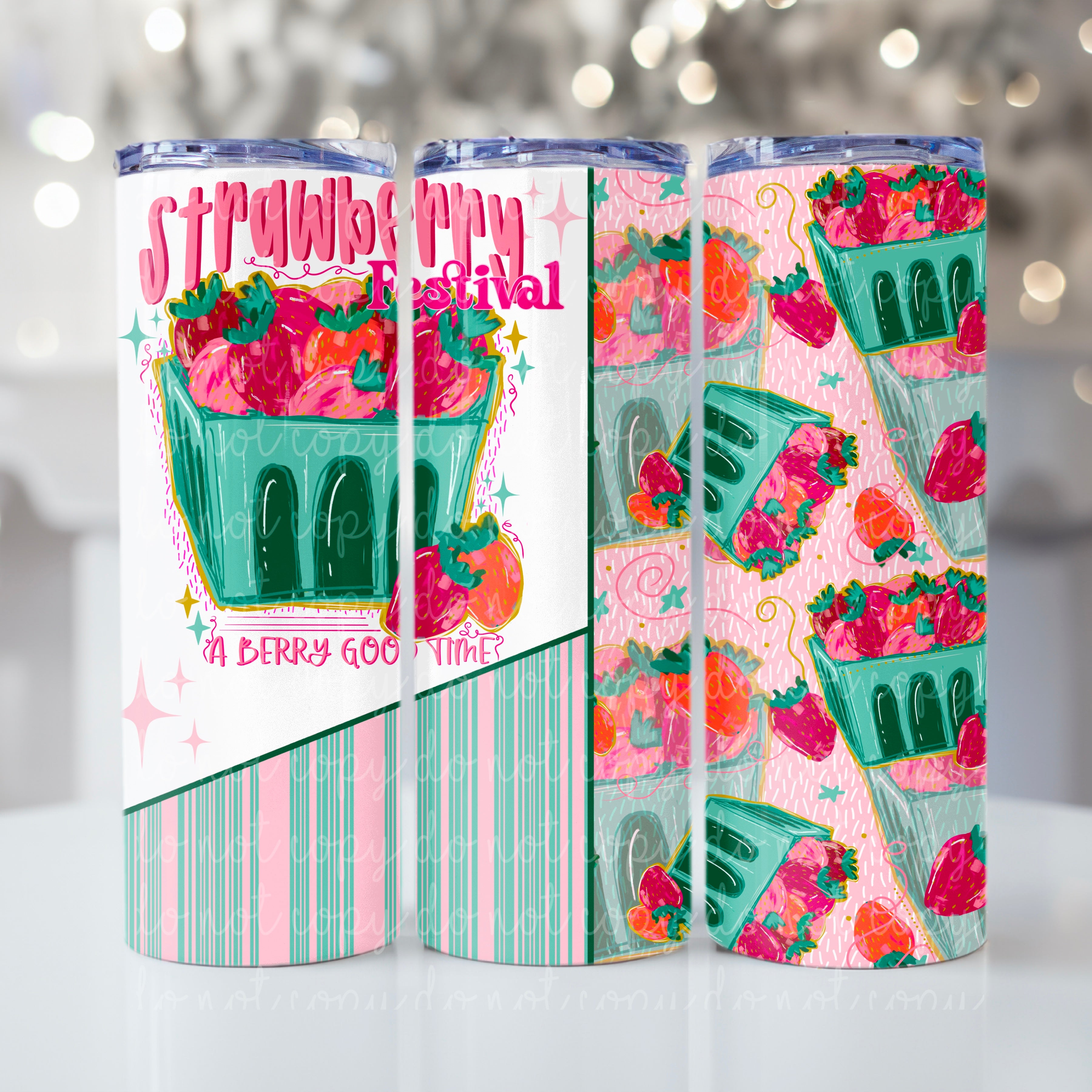 Strawberry Festival duo lid Tumbler