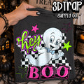 Hey Boo Digital T-Shirt Design PNG |  Instant Download