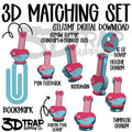 Heart Bong 3D Matching Sets STL/3MF
