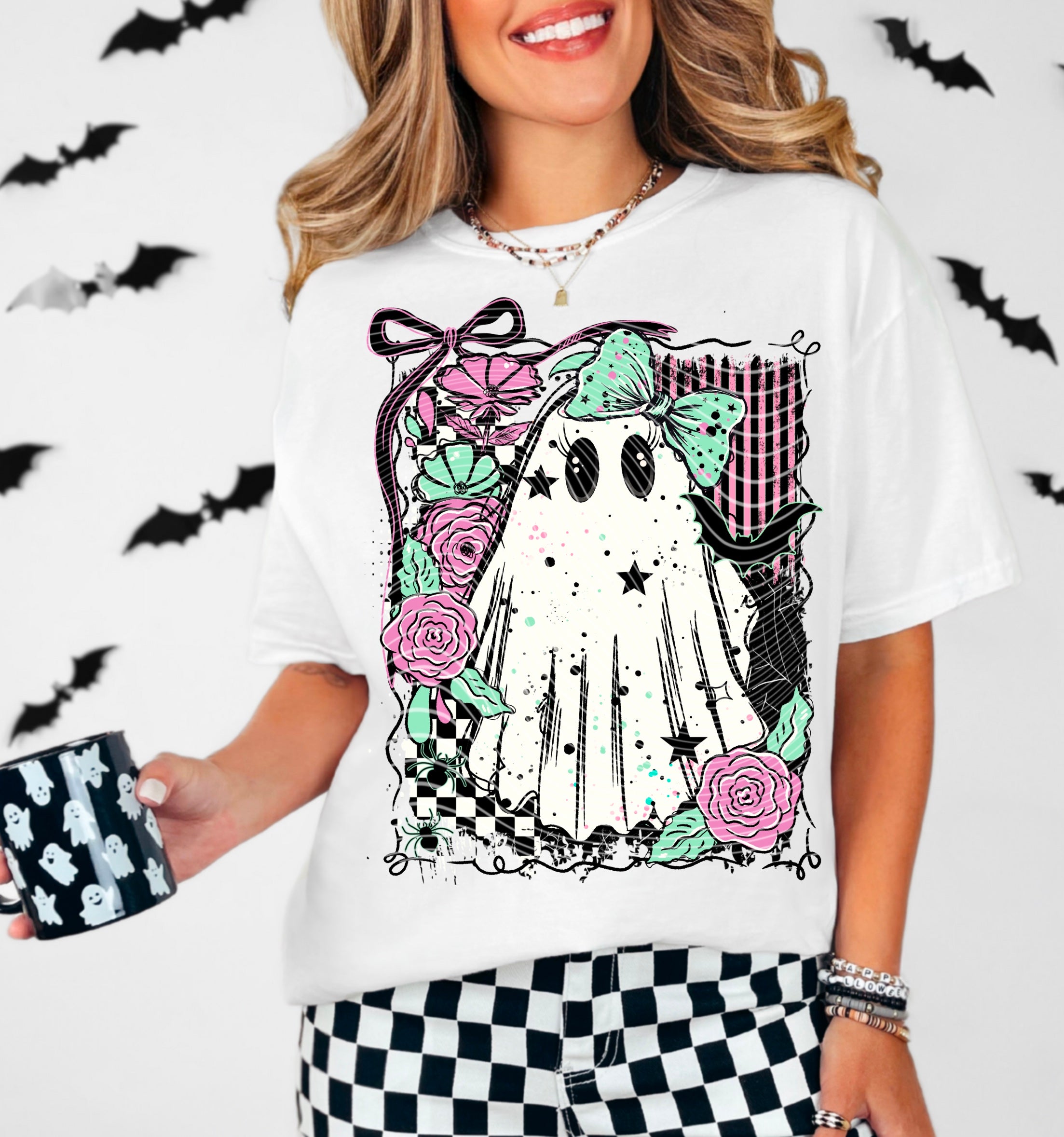 Cute Ghost with bow